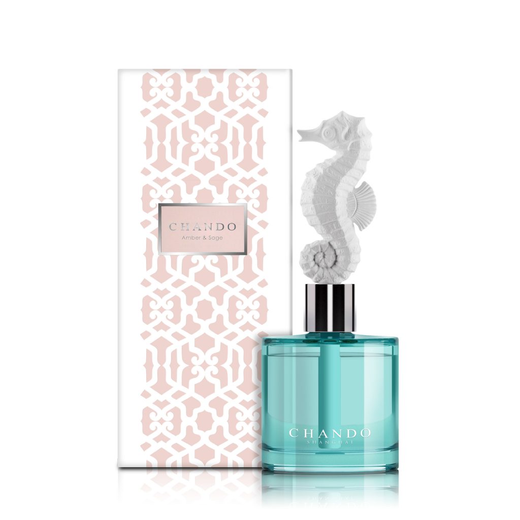 SEAHORSE with Amber & Sage Fragrance - Chando UK